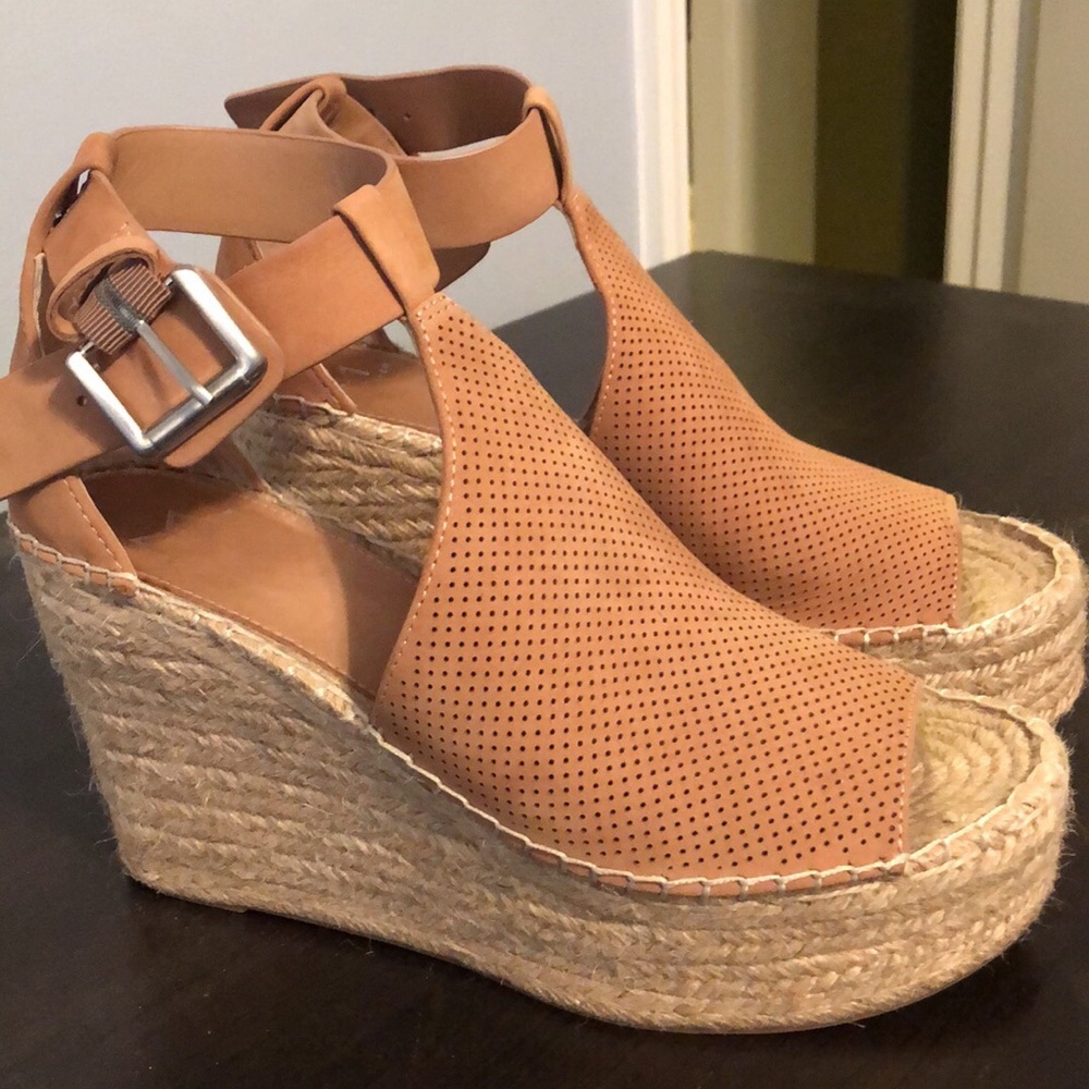 Marc Fisher “Annie” Platform Espadrille Wedges